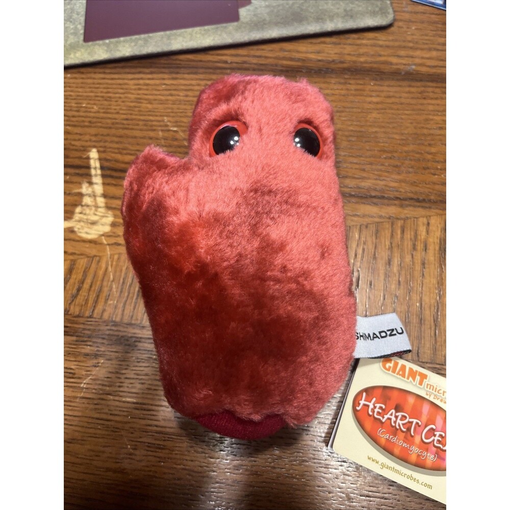 Giant Microbes Heart Cell New Soft Plush Toy